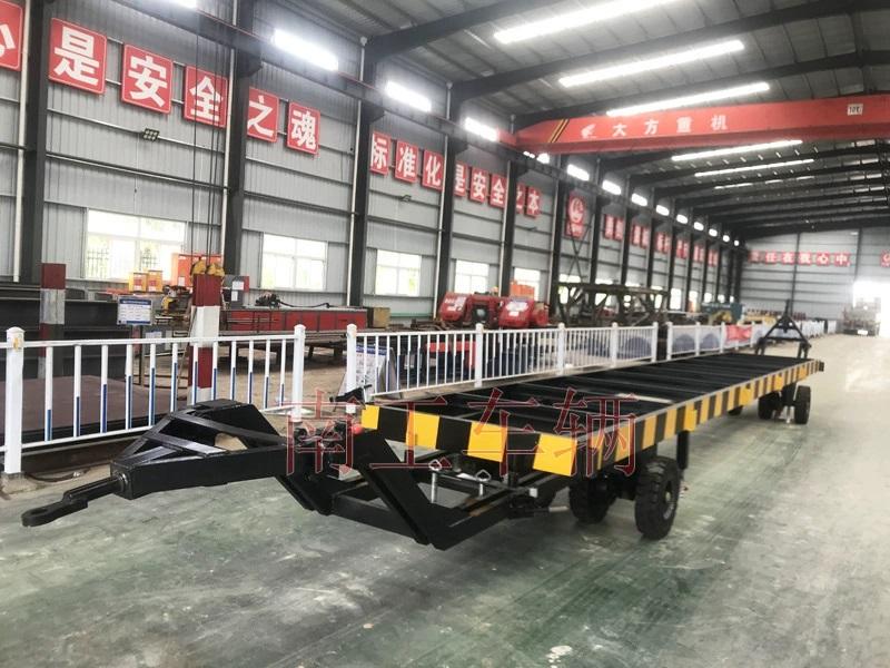 10吨骨架Milan.com 双牵引集装箱用全挂车