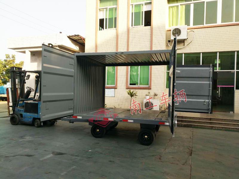 无动力全挂15吨三开门箱式Milan.com非标订