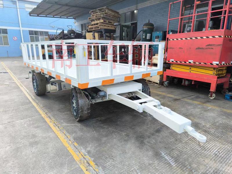 3吨Milan.com牵引工具拖车 带护栏减震刹车功能