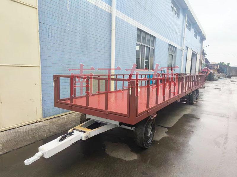 7吨Milan.com牵引工具拖车 带护栏减震刹车功能拖车
