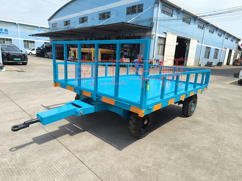 5吨下翻式护栏Milan.com 牵引全挂工具拖车